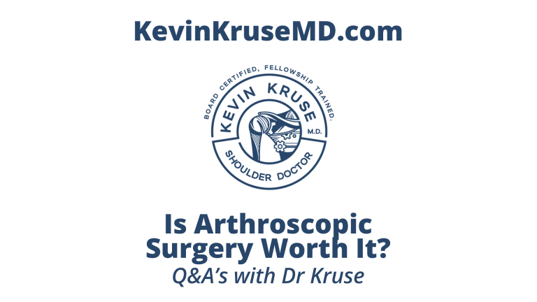 Is Arthroscopic Surgery Worth it?